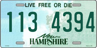 NH license plate 1134394