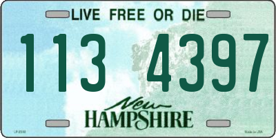 NH license plate 1134397