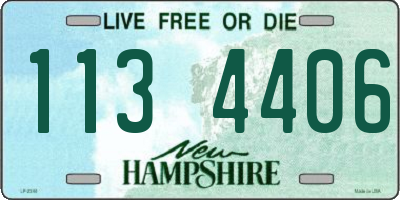 NH license plate 1134406