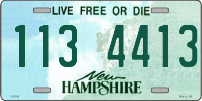 NH license plate 1134413