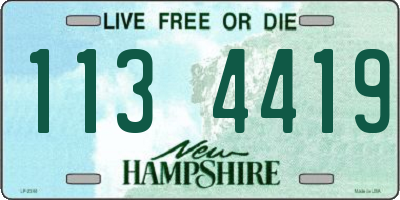 NH license plate 1134419