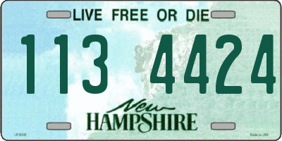 NH license plate 1134424
