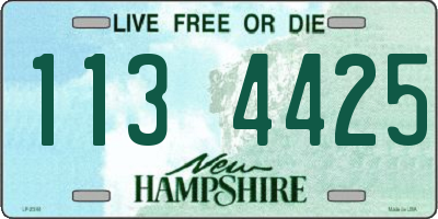 NH license plate 1134425
