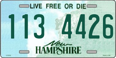 NH license plate 1134426