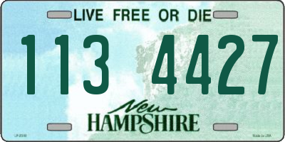 NH license plate 1134427