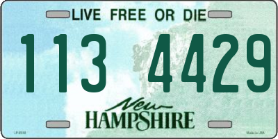 NH license plate 1134429