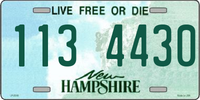 NH license plate 1134430
