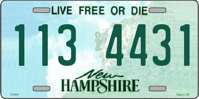 NH license plate 1134431