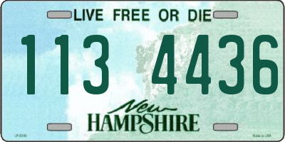 NH license plate 1134436