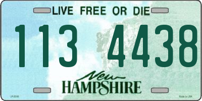 NH license plate 1134438