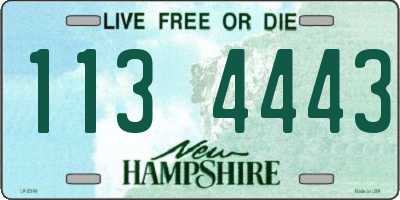 NH license plate 1134443