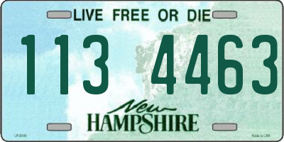 NH license plate 1134463