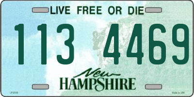 NH license plate 1134469