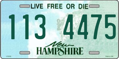 NH license plate 1134475