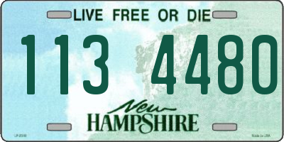 NH license plate 1134480
