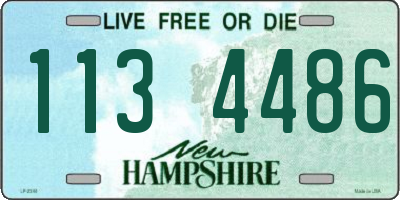 NH license plate 1134486