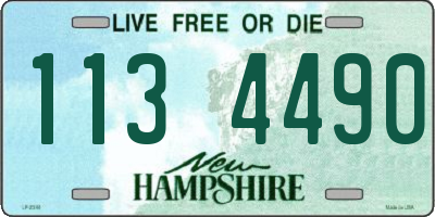 NH license plate 1134490
