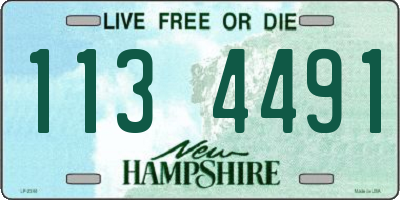 NH license plate 1134491