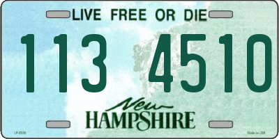 NH license plate 1134510