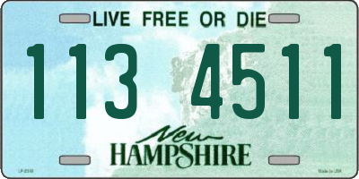 NH license plate 1134511