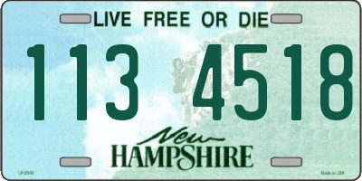 NH license plate 1134518