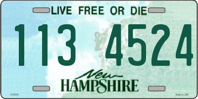 NH license plate 1134524
