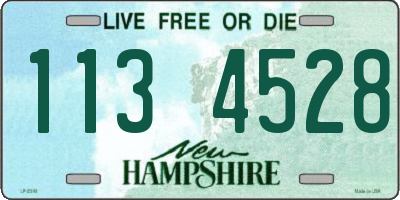 NH license plate 1134528