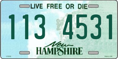 NH license plate 1134531