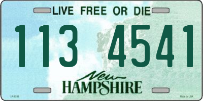 NH license plate 1134541