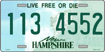 NH license plate 1134552