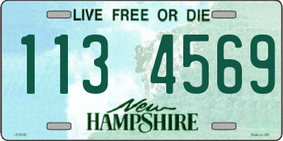 NH license plate 1134569