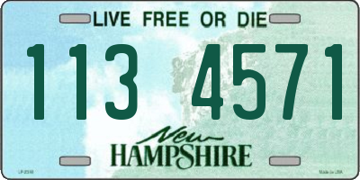 NH license plate 1134571