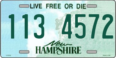 NH license plate 1134572