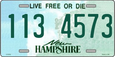 NH license plate 1134573