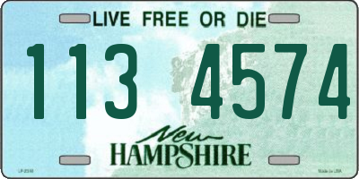 NH license plate 1134574