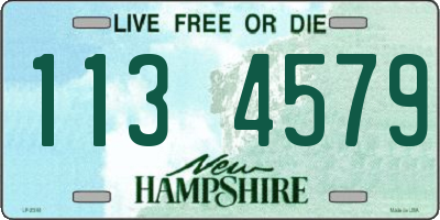 NH license plate 1134579