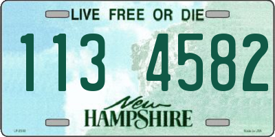 NH license plate 1134582