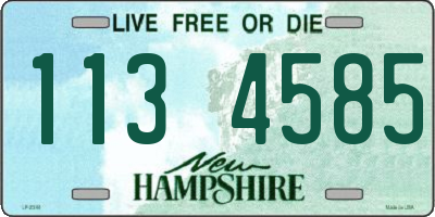 NH license plate 1134585