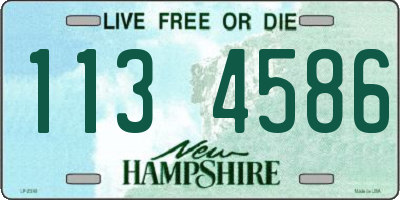 NH license plate 1134586