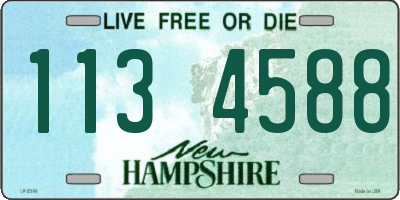 NH license plate 1134588