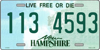 NH license plate 1134593