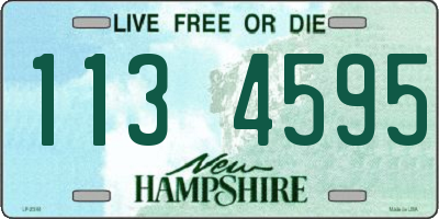NH license plate 1134595