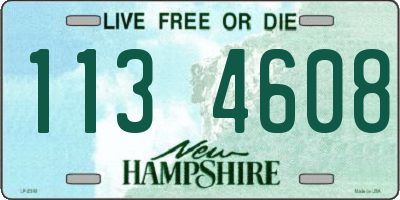 NH license plate 1134608