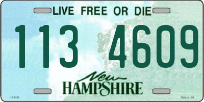 NH license plate 1134609
