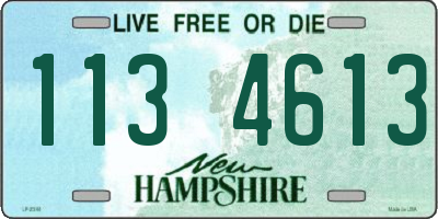NH license plate 1134613
