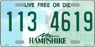 NH license plate 1134619