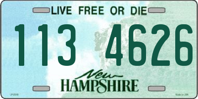 NH license plate 1134626