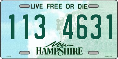 NH license plate 1134631