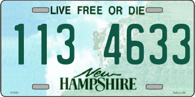 NH license plate 1134633