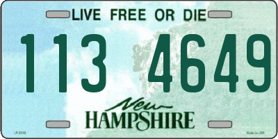 NH license plate 1134649